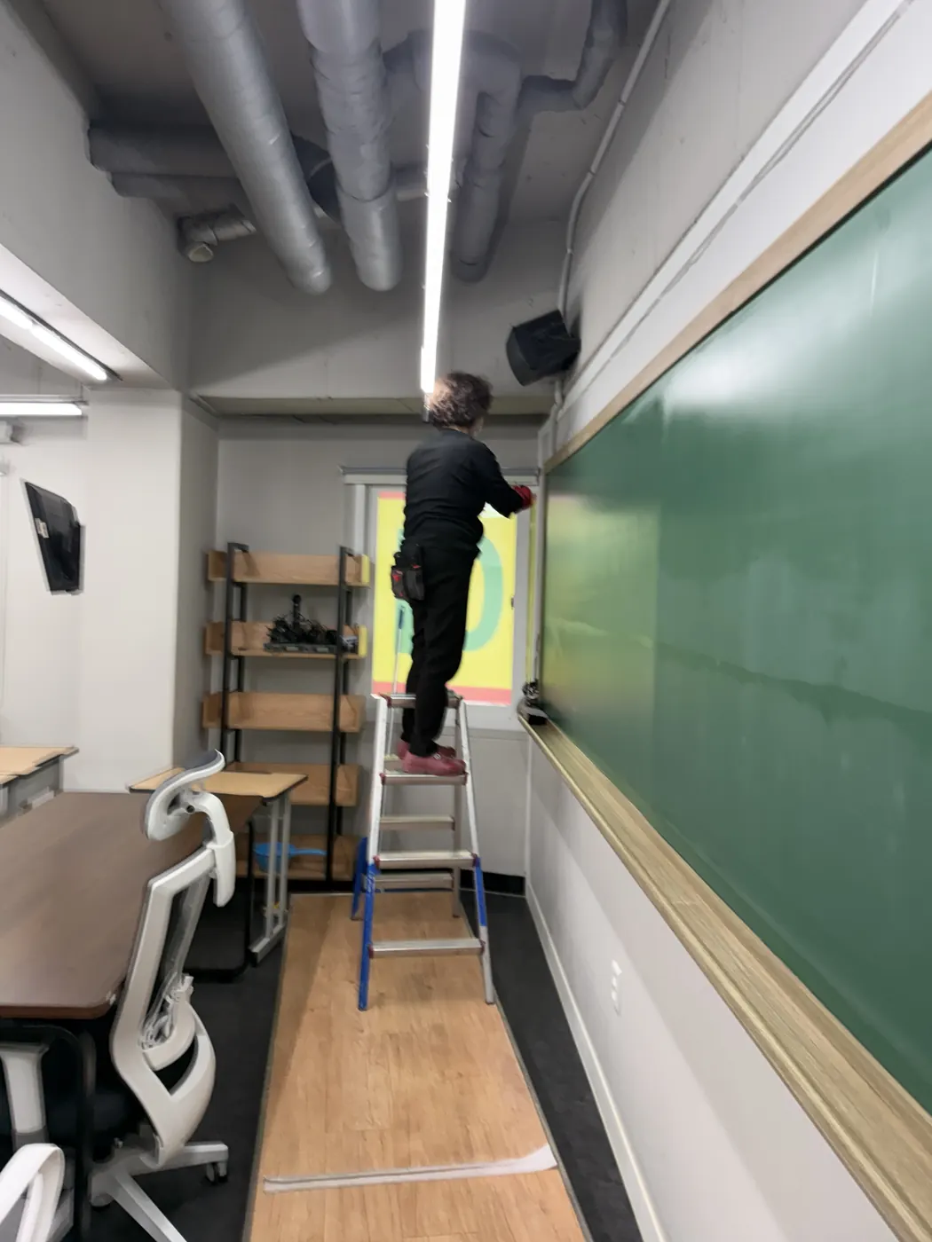 세정 진행 — 부천 원미구 학원청소 현장