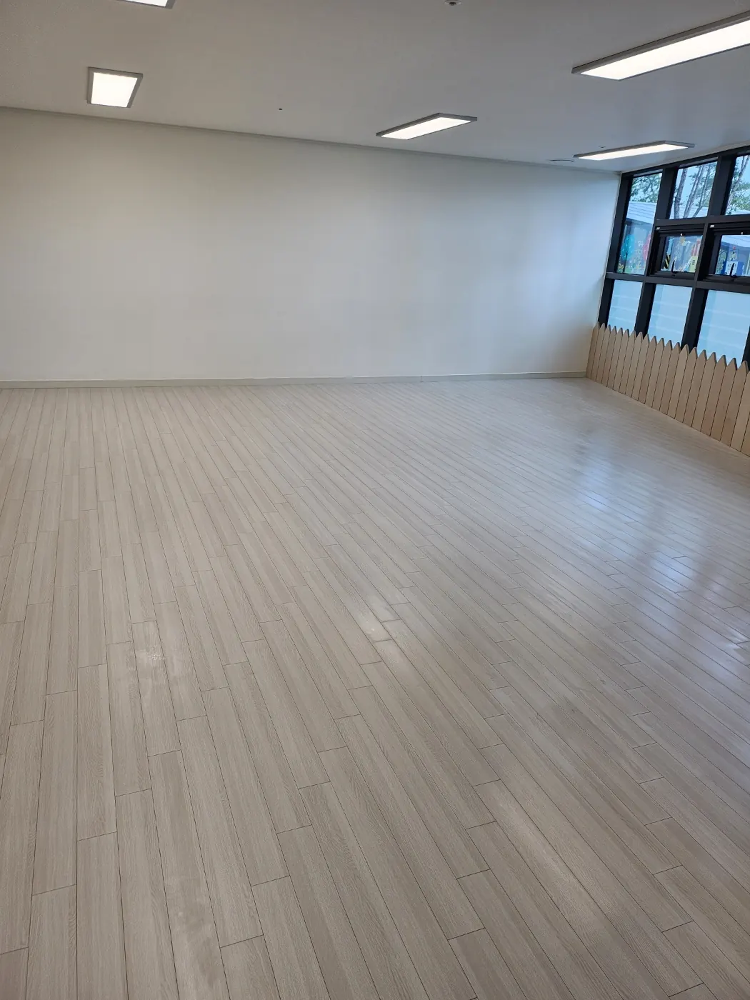 평택시 어린이집청소 시공 현장 — 교실 마감