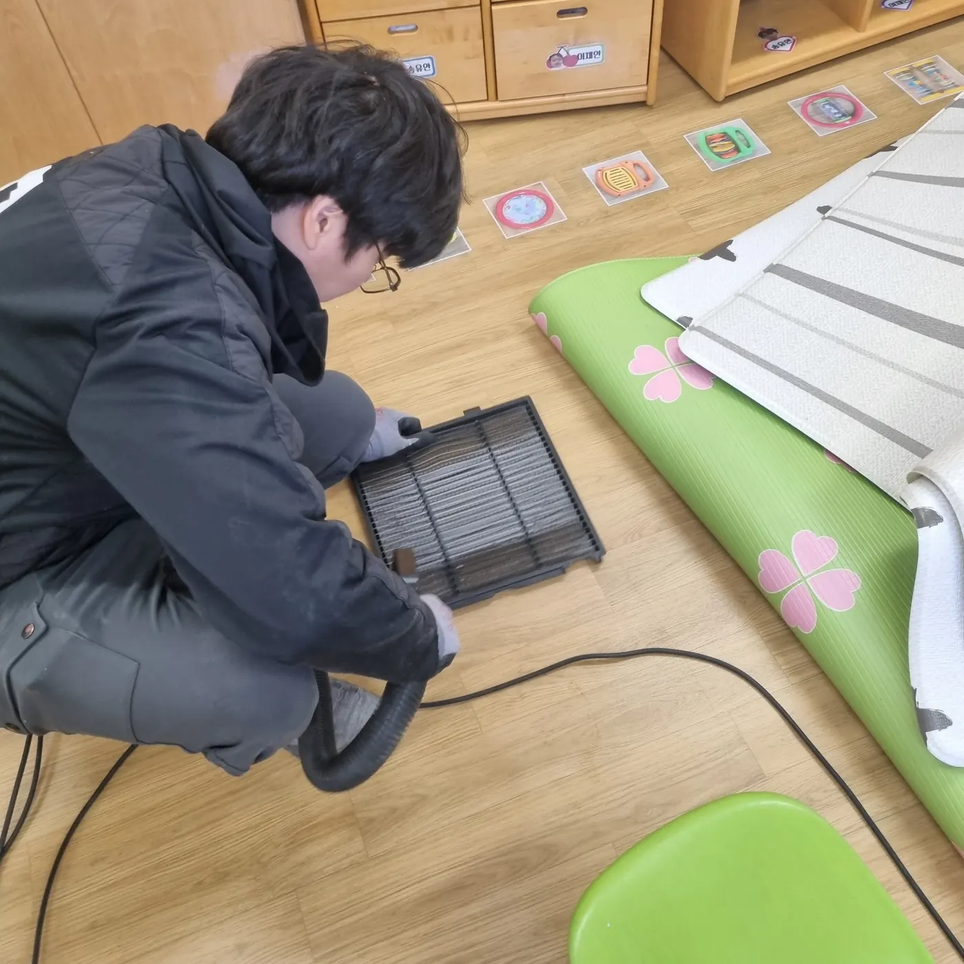 작업 진행 — 김포시 어린이집청소 현장