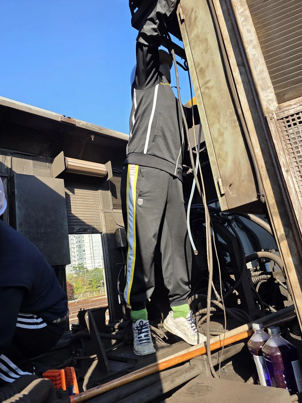 작업 진행 — 평택시 화재청소 현장